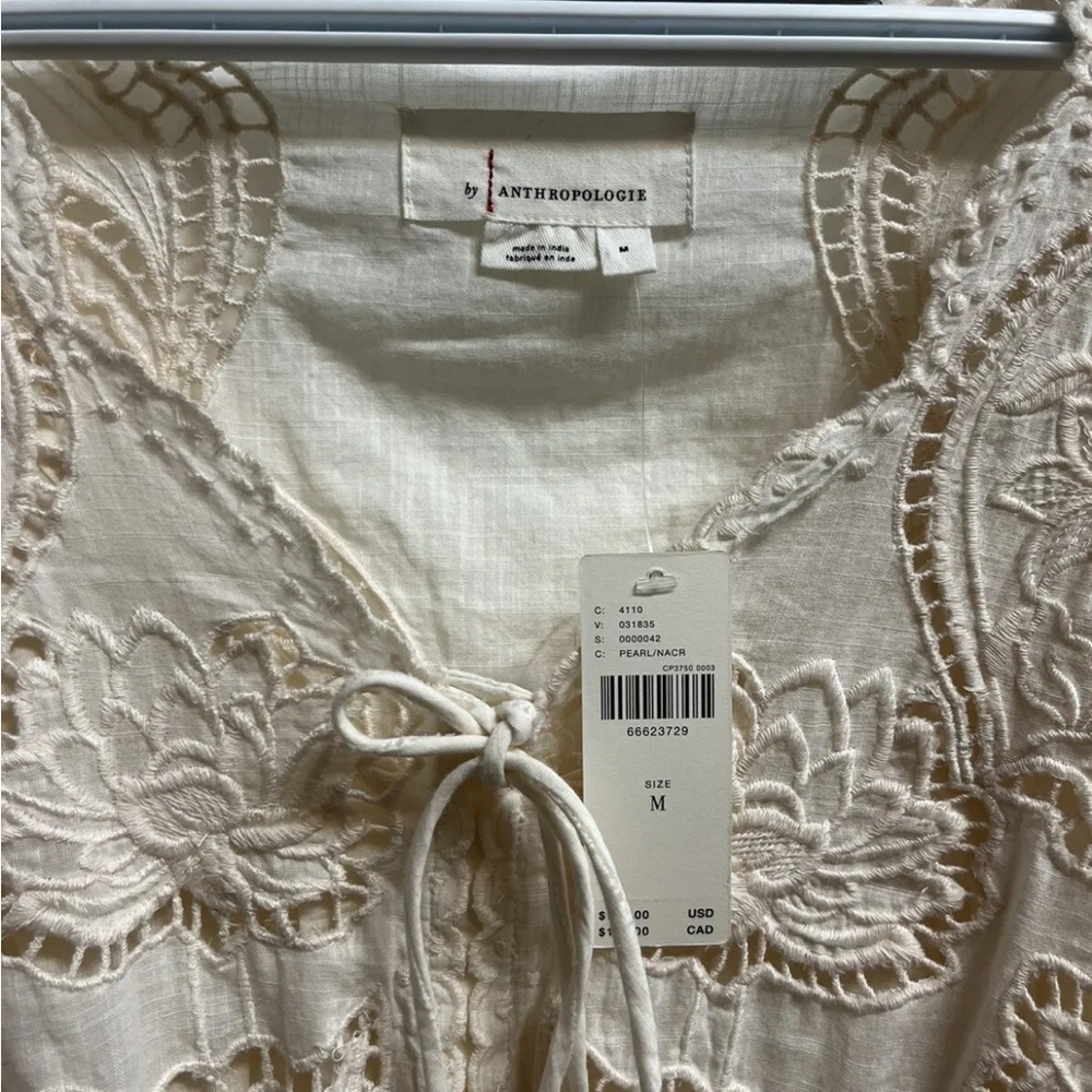 Anthro lace blouse